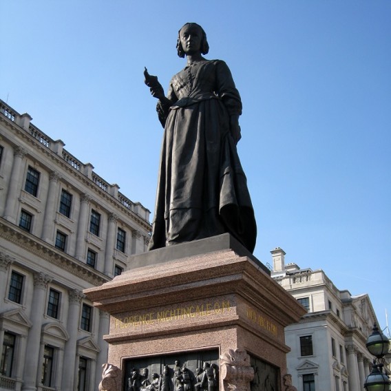 Florence Nightingale, Crimean War Memorial London
